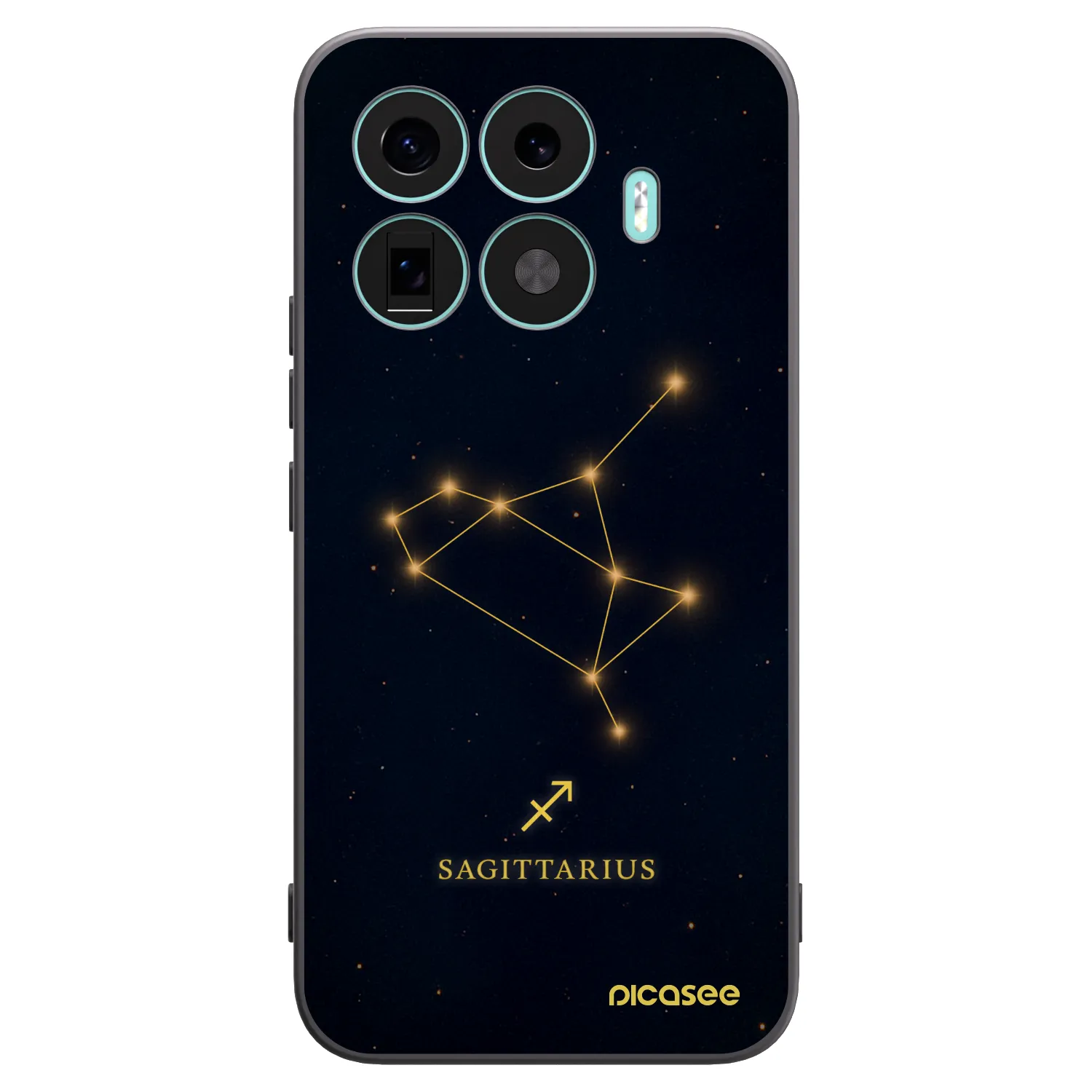 Picasee husă neagră din silicon pentru Xiaomi 17T Pro - SAGITTARIUS
