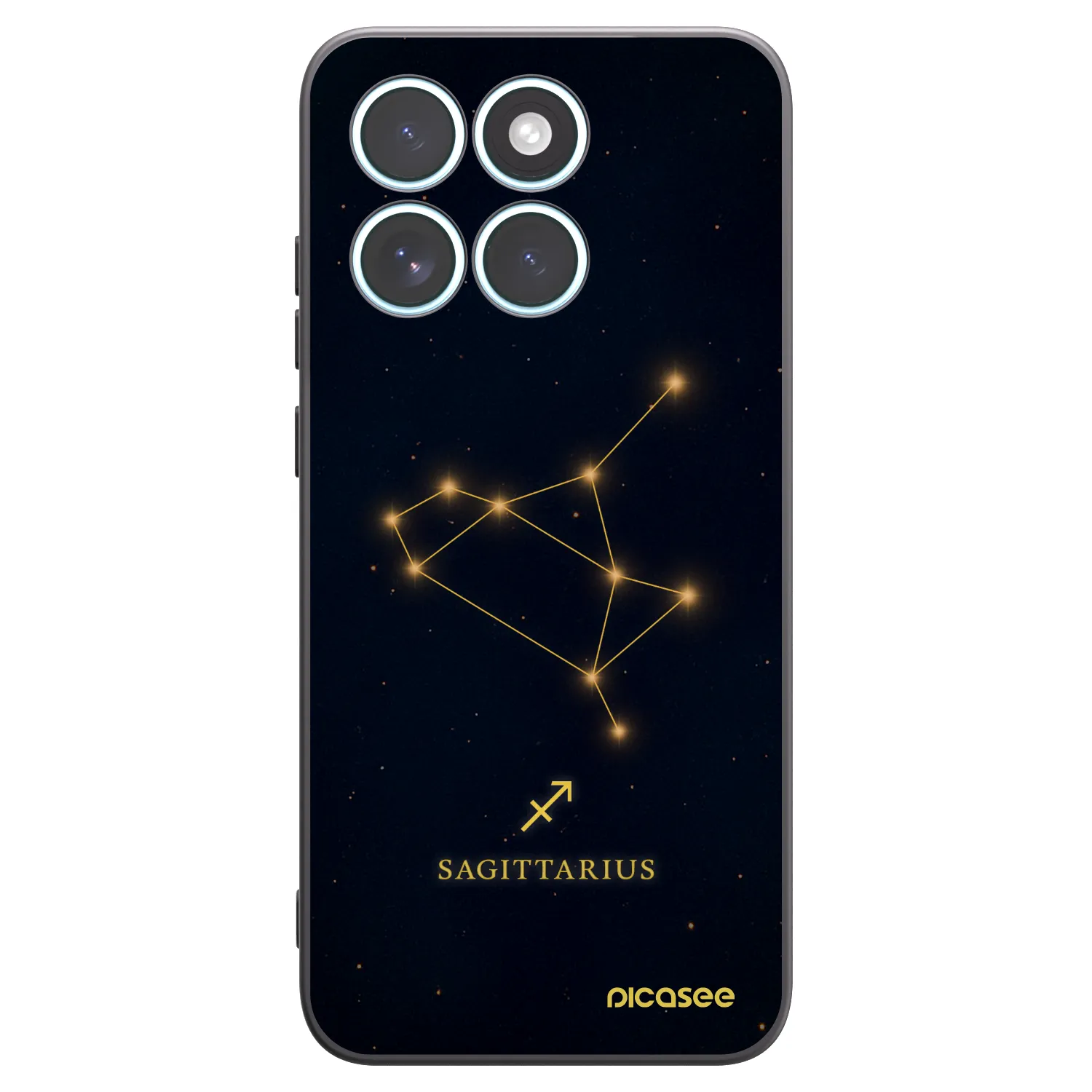 Picasee husă neagră din silicon pentru Motorola Edge 70 Fusion - SAGITTARIUS