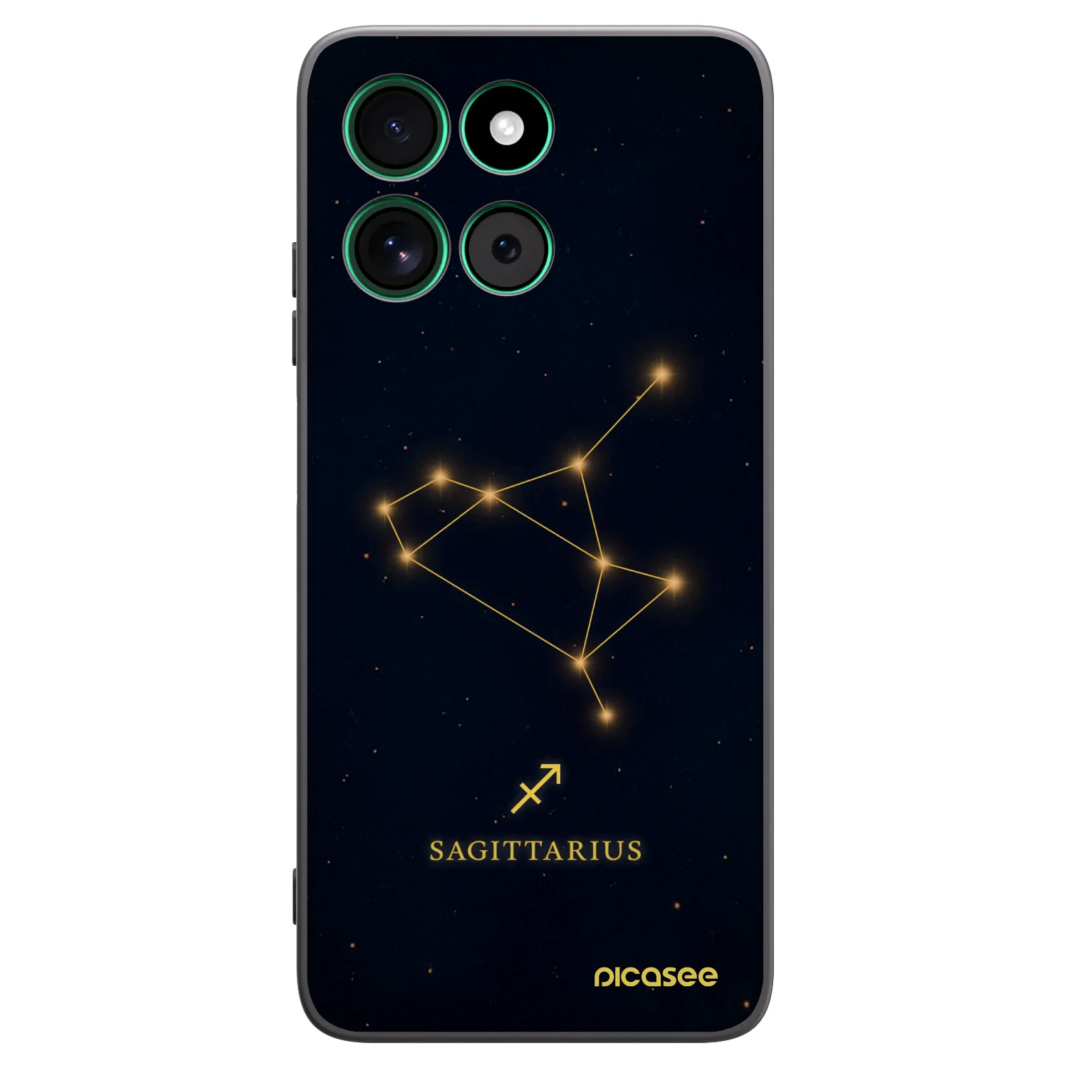 Picasee husă neagră din silicon pentru Motorola Moto G57 Power - SAGITTARIUS