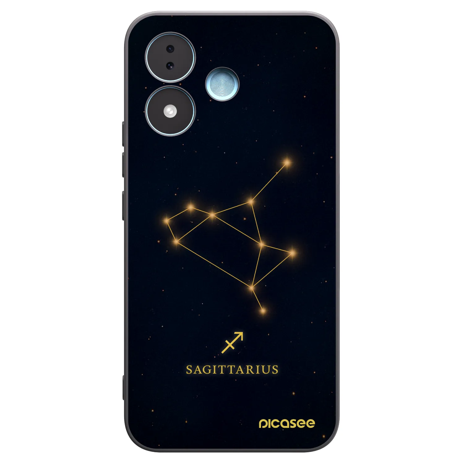Picasee husă neagră din silicon pentru Xiaomi Redmi Note 17 5G - SAGITTARIUS