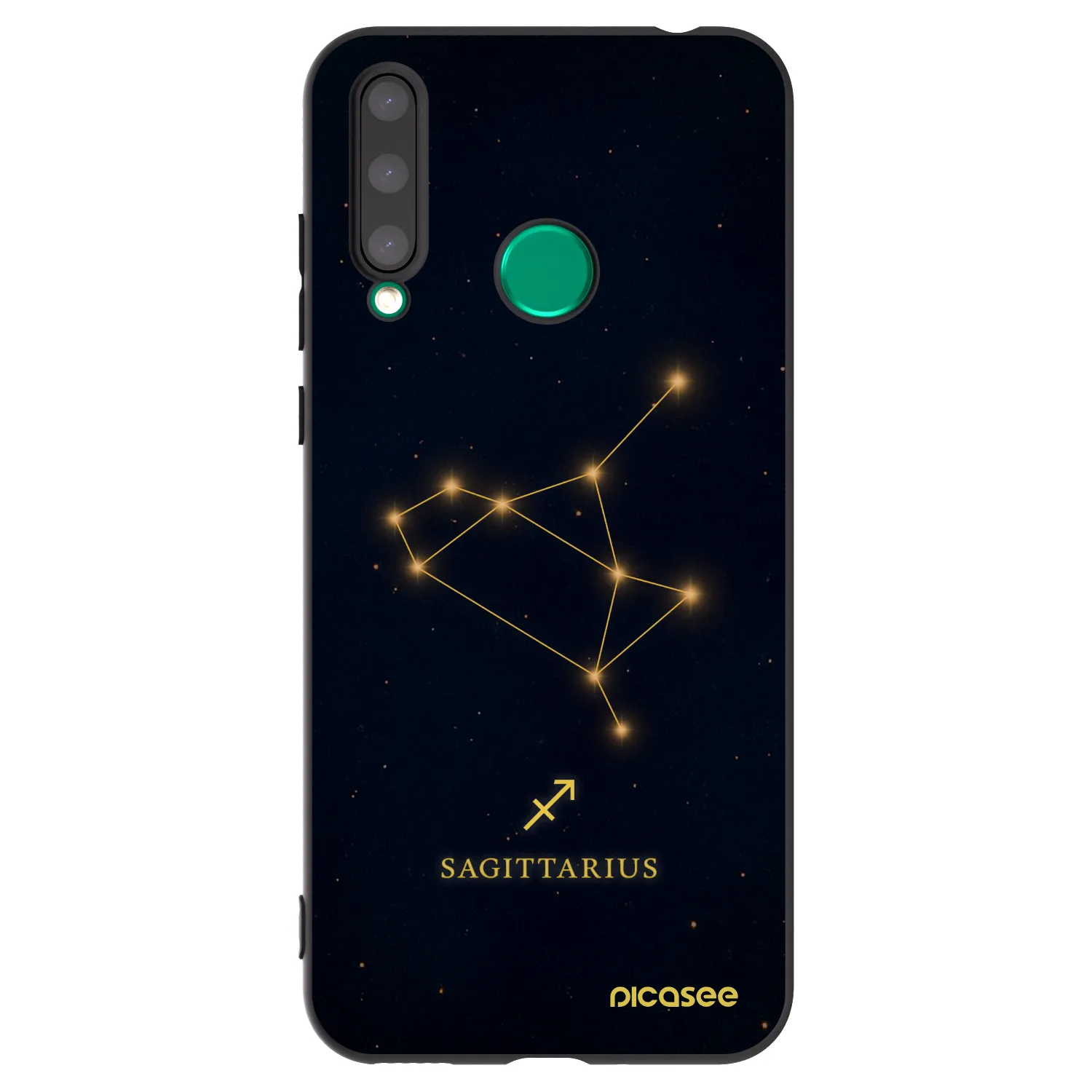 Picasee husă neagră din silicon pentru Honor 20 Lite - SAGITTARIUS