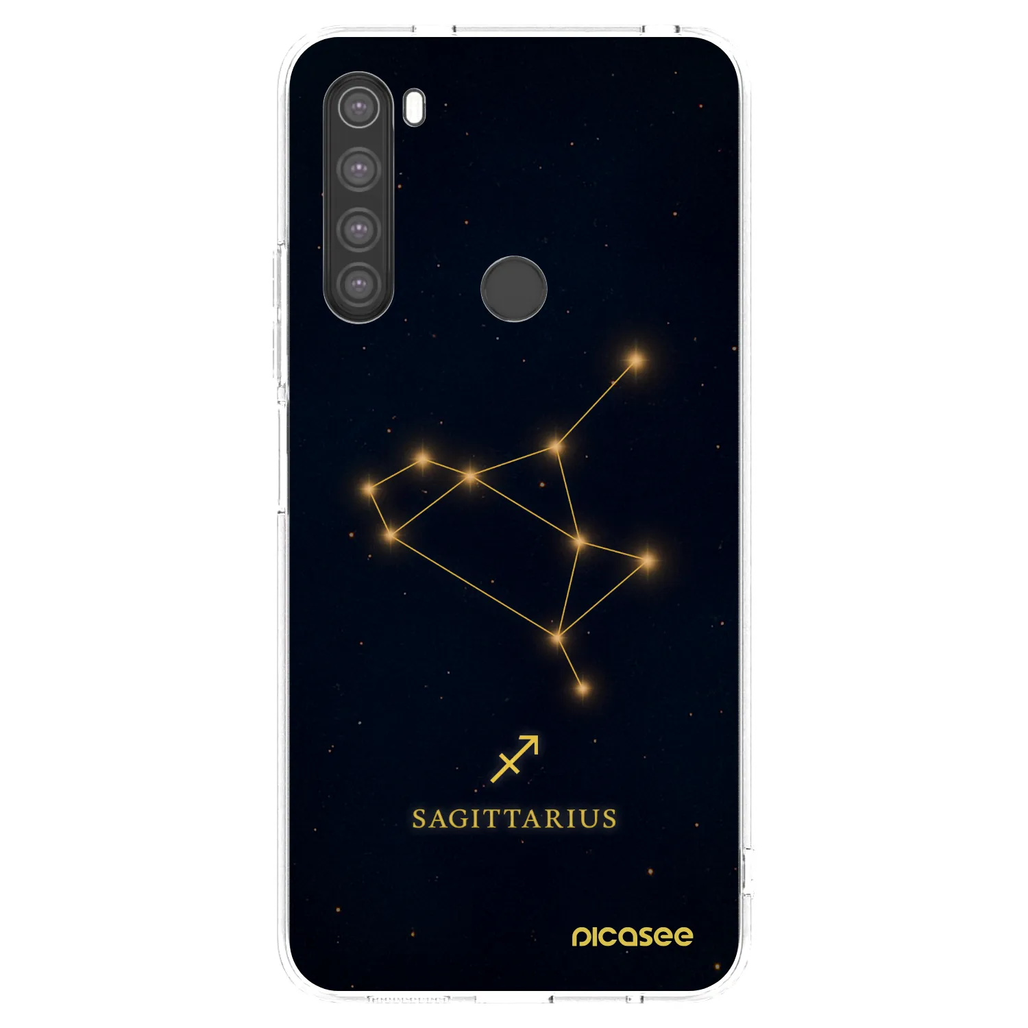 Picasee husă transparentă din silicon pentru Xiaomi Redmi Note 8 - SAGITTARIUS