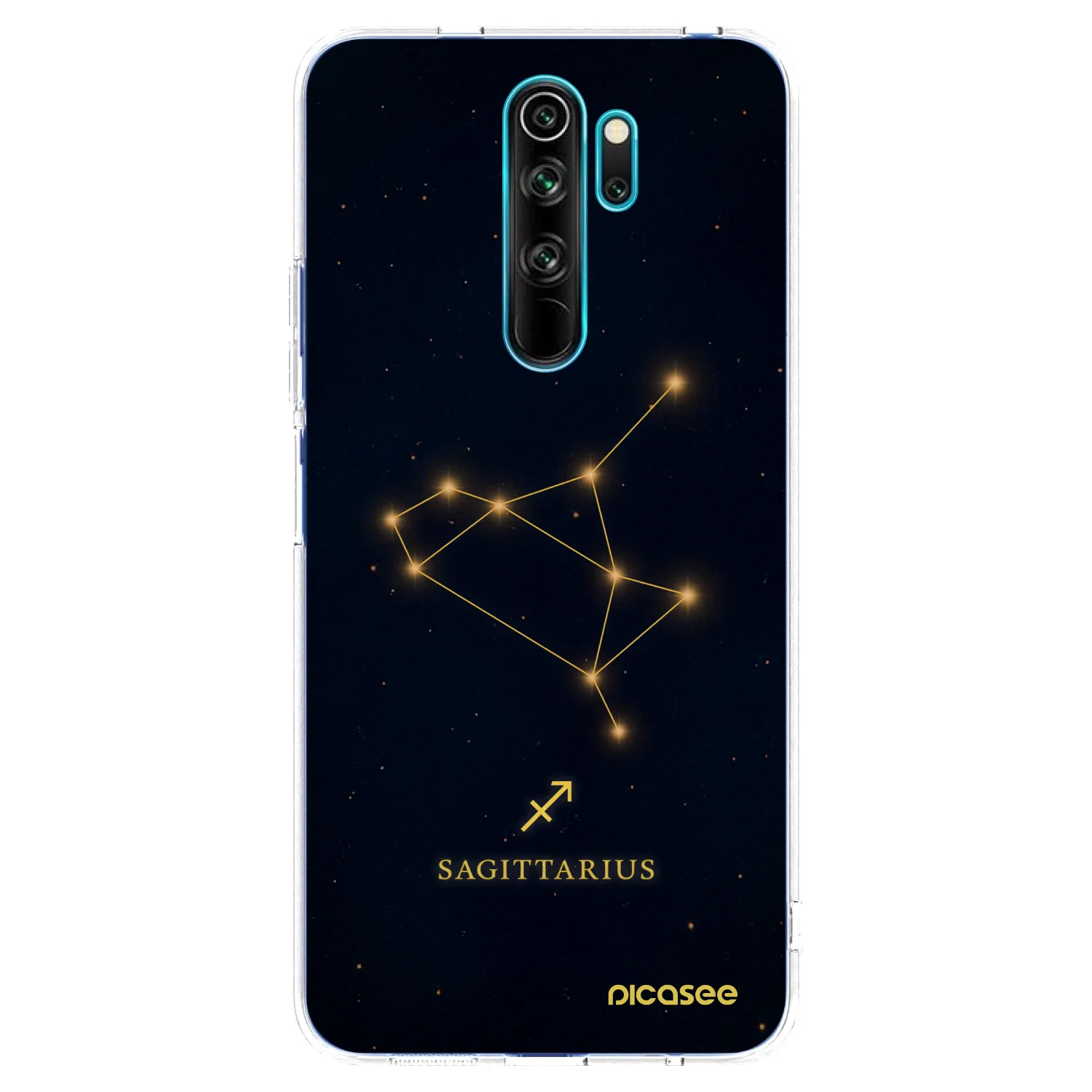 Picasee husă transparentă din silicon pentru Xiaomi Redmi Note 8 Pro - SAGITTARIUS