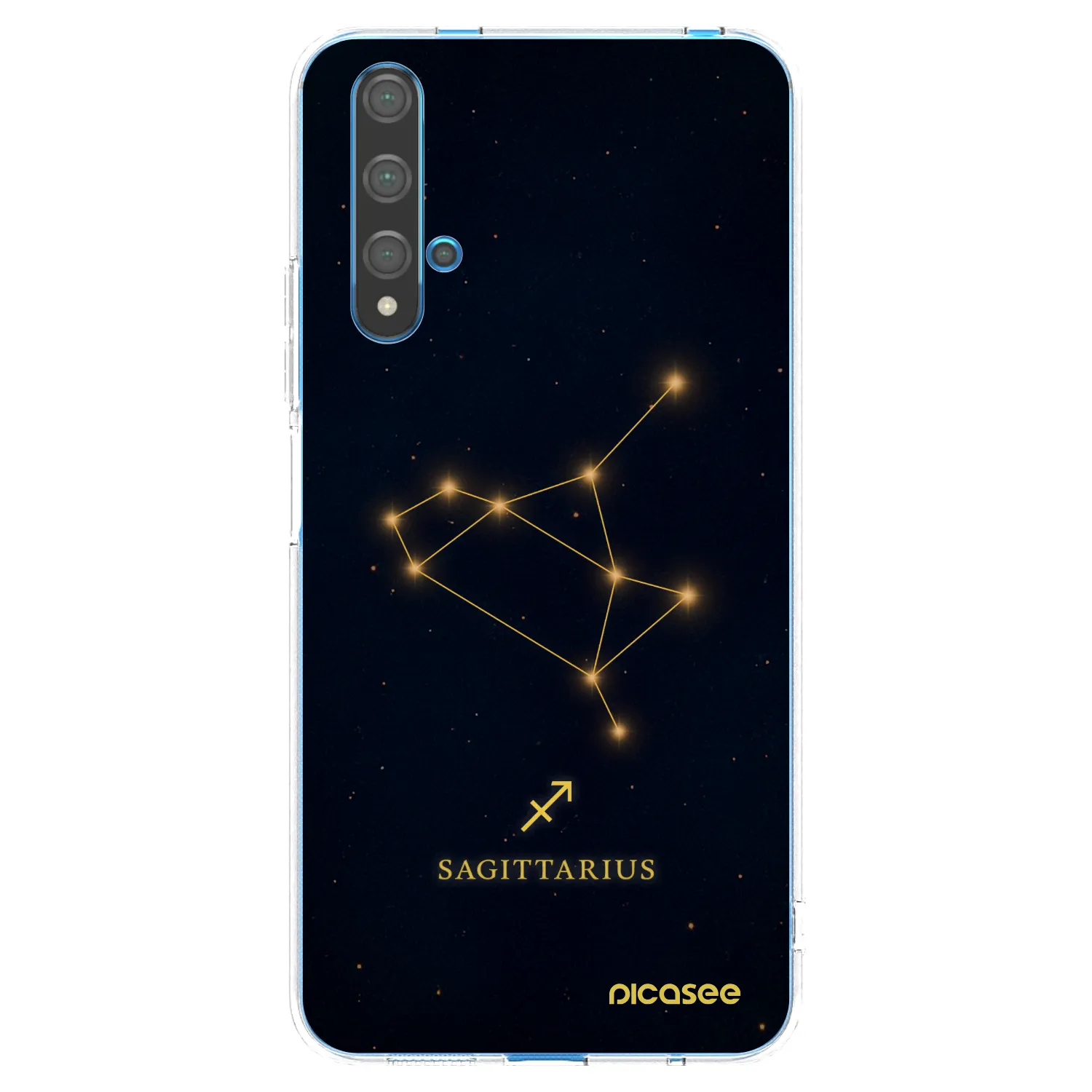 Picasee husă transparentă din silicon pentru Huawei Nova 5T - SAGITTARIUS