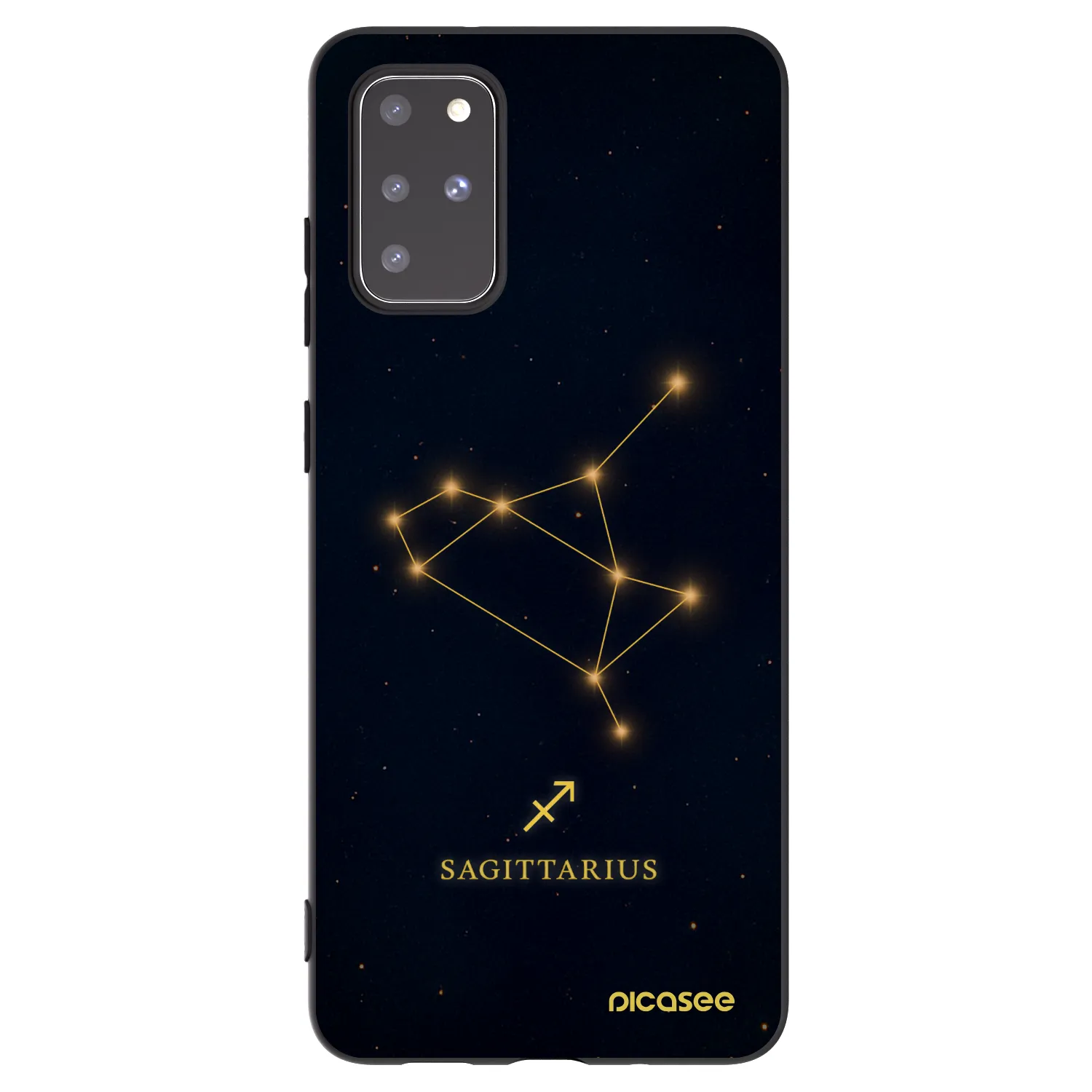 Picasee husă neagră din silicon pentru Samsung Galaxy S20+ G985F - SAGITTARIUS