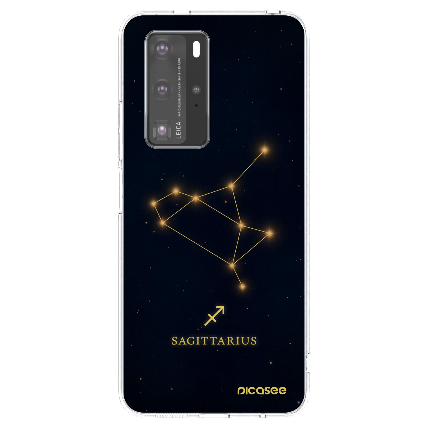 Picasee husă transparentă din silicon pentru Huawei P40 Pro - SAGITTARIUS