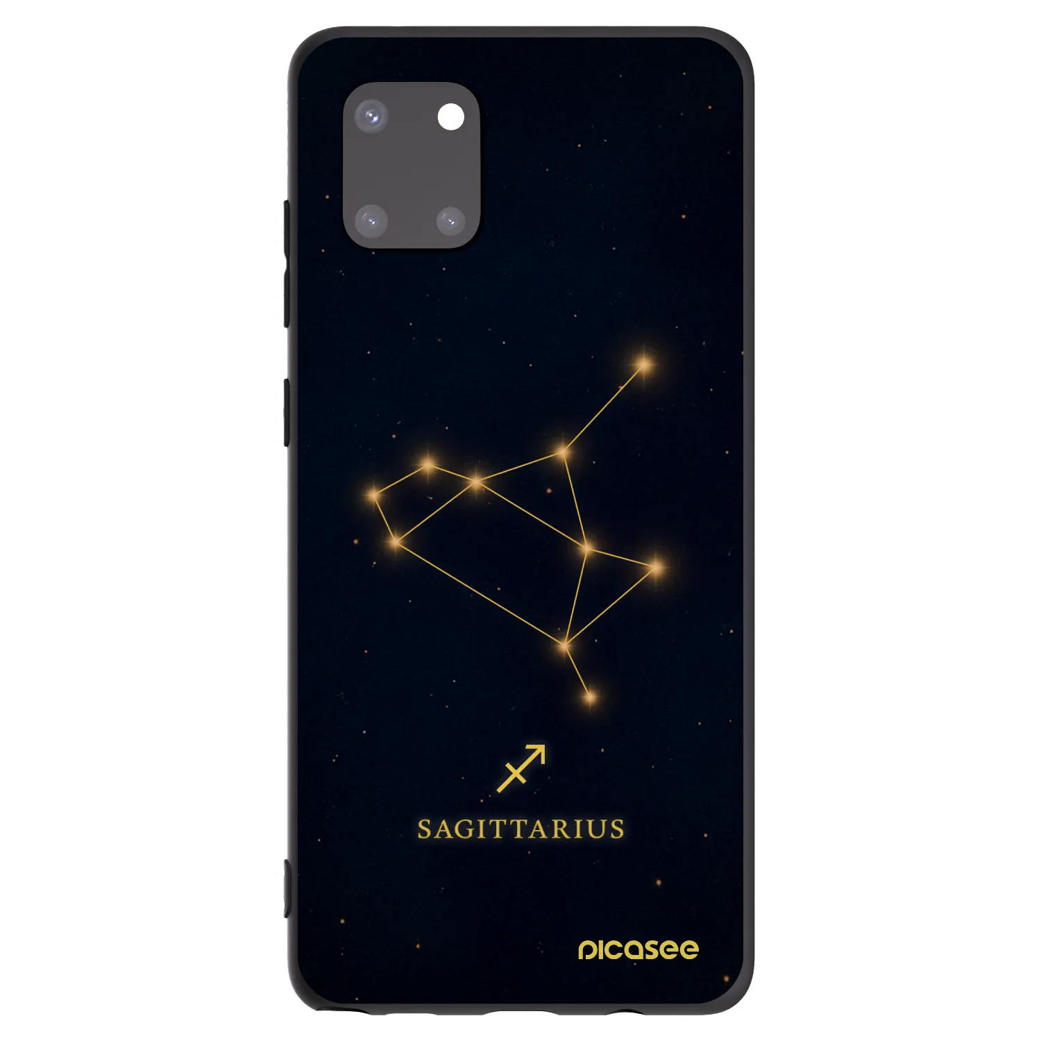 Picasee husă neagră din silicon pentru Samsung Galaxy Note 10 Lite N770F - SAGITTARIUS