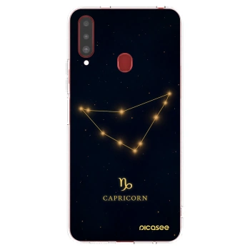 Picasee husă transparentă din silicon pentru Samsung Galaxy A20s - CAPRICORN