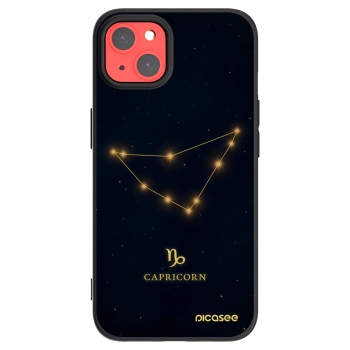Picasee husă neagră din silicon pentru Apple iPhone 13 - CAPRICORN