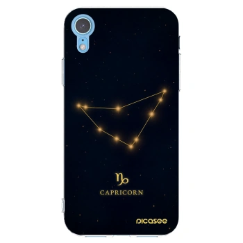Picasee husă transparentă din silicon pentru Apple iPhone XR - CAPRICORN