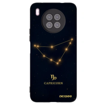 Picasee husă neagră din silicon pentru Huawei Nova 8i - CAPRICORN
