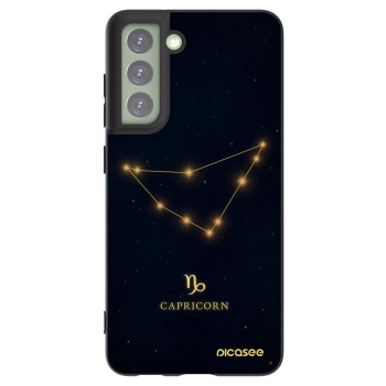 Picasee husă neagră din silicon pentru Samsung Galaxy S21 FE 5G - CAPRICORN