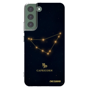 Picasee husă transparentă din silicon pentru Samsung Galaxy S22+ 5G - CAPRICORN