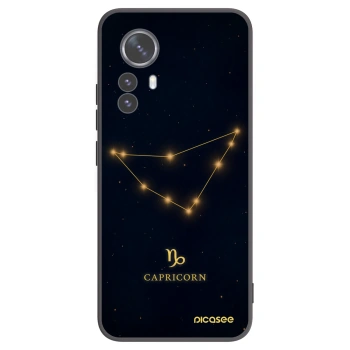 Picasee husă neagră din silicon pentru Xiaomi 12 Pro - CAPRICORN