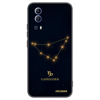 Picasee husă neagră din silicon pentru Vivo Y52 5G - CAPRICORN