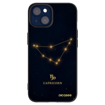 Picasee husă neagră din silicon pentru Apple iPhone 14 - CAPRICORN