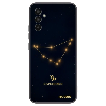 Picasee husă neagră din silicon pentru Samsung Galaxy M13 M135F - CAPRICORN