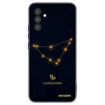 Picasee husă neagră din silicon pentru Samsung Galaxy A04s A047F - CAPRICORN