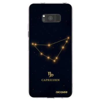 Picasee husă transparentă din silicon pentru Samsung Galaxy S8 G950F - CAPRICORN