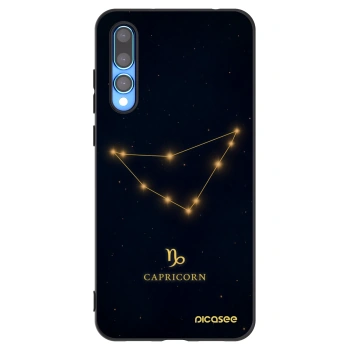 Picasee husă neagră din silicon pentru Huawei P20 Pro - CAPRICORN