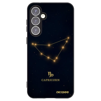 Picasee husă neagră din silicon pentru Samsung Galaxy S23 FE S711B - CAPRICORN
