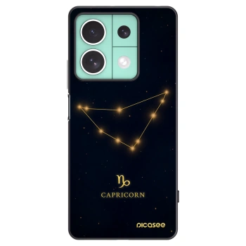 Picasee husă neagră din silicon pentru Xiaomi Redmi Note 13 5G - CAPRICORN