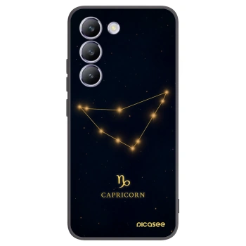 Picasee husă neagră din silicon pentru Vivo V40 SE 5G - CAPRICORN