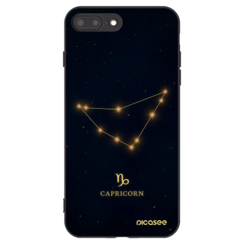 Picasee husă neagră din silicon pentru Apple iPhone 8 Plus - CAPRICORN