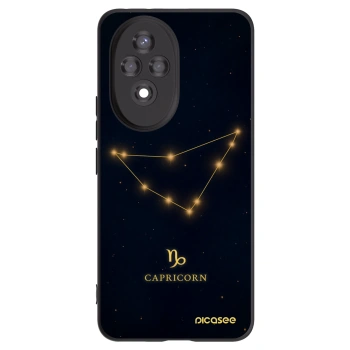 Picasee husă neagră din silicon pentru Honor 200 Pro 5G - CAPRICORN