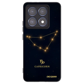 Picasee husă neagră din silicon pentru Xiaomi 14T Pro - CAPRICORN