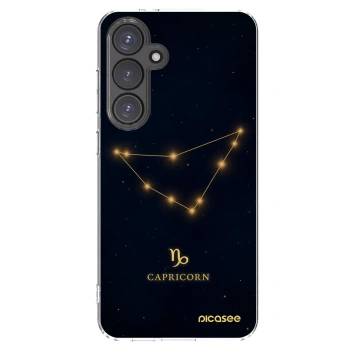 Picasee husă transparentă din silicon pentru Samsung Galaxy S24 FE S721B - CAPRICORN