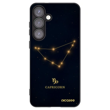 Picasee husă neagră din silicon pentru Samsung Galaxy S25+ 5G - CAPRICORN