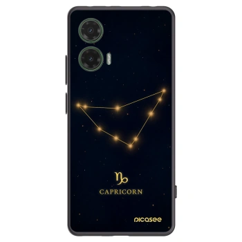 Picasee husă neagră din silicon pentru Motorola Moto G35 5G - CAPRICORN