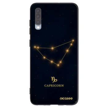 Picasee husă neagră din silicon pentru Samsung Galaxy A70 A705F - CAPRICORN
