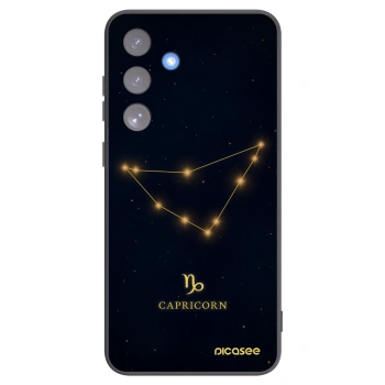 Picasee husă neagră din silicon pentru Samsung Galaxy S25 FE 5G - CAPRICORN