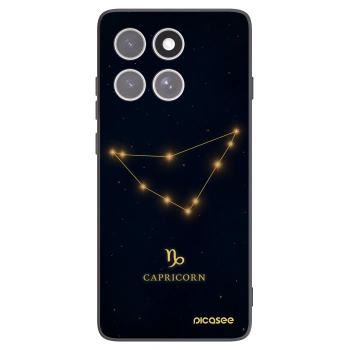 Picasee husă neagră din silicon pentru Motorola Edge 60 Fusion - CAPRICORN