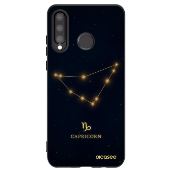 Picasee husă neagră din silicon pentru Huawei P30 Lite - CAPRICORN
