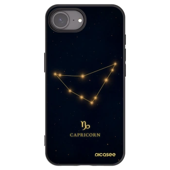 Picasee husă neagră din silicon pentru Apple iPhone 17e - CAPRICORN