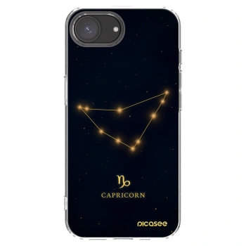 Picasee husă transparentă din silicon pentru Apple iPhone 17e - CAPRICORN