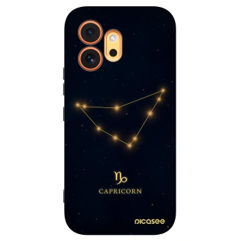 Picasee husă neagră din silicon pentru Honor 600 - CAPRICORN