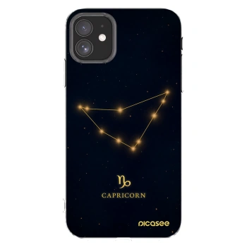 Picasee husă transparentă din silicon pentru Apple iPhone 11 - CAPRICORN