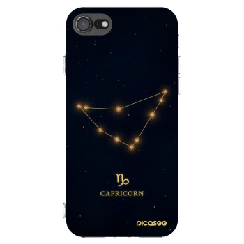 Picasee husă transparentă din silicon pentru Apple iPhone 8 - CAPRICORN