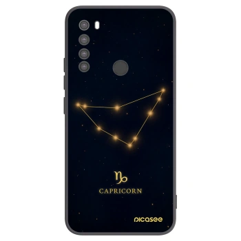 Picasee husă neagră din silicon pentru Xiaomi Redmi Note 8 - CAPRICORN