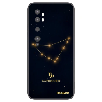 Picasee husă neagră din silicon pentru Xiaomi Mi Note 10 (Pro) - CAPRICORN