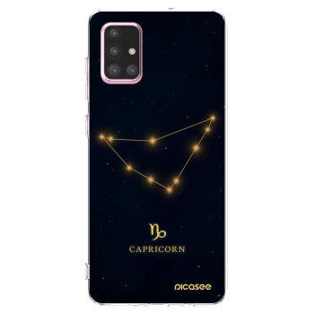 Picasee husă transparentă din silicon pentru Samsung Galaxy A71 A715F - CAPRICORN