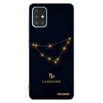 Picasee husă transparentă din silicon pentru Samsung Galaxy A51 A515F - CAPRICORN
