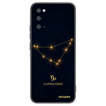 Picasee husă neagră din silicon pentru Samsung Galaxy S20 G980F - CAPRICORN