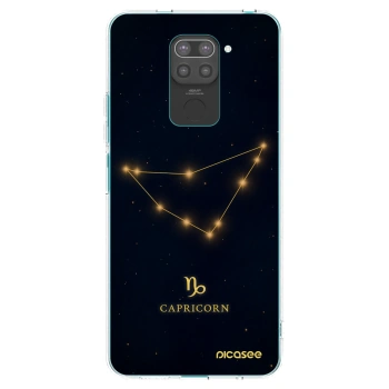 Picasee husă neagră din silicon pentru Xiaomi Redmi Note 9 - CAPRICORN