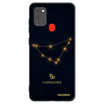 Picasee husă neagră din silicon pentru Samsung Galaxy A21s - CAPRICORN