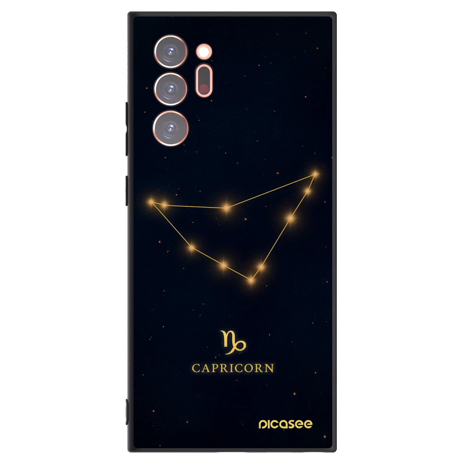 Picasee husă neagră din silicon pentru Samsung Galaxy Note 20 Ultra - CAPRICORN